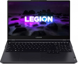 Ноутбук Lenovo Legion 5 15ITH6, 15.6", IPS, Intel Core i5 11400H 2.7ГГц, 16ГБ, 512ГБ SSD, NVIDIA GeForce RTX 3050 Ti для ноутбуков - 4096 Мб, noOS, 82JK0010RK, темно-синий