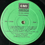 Cliff Richard ‎– I'm No Hero (Канада 1980г.)