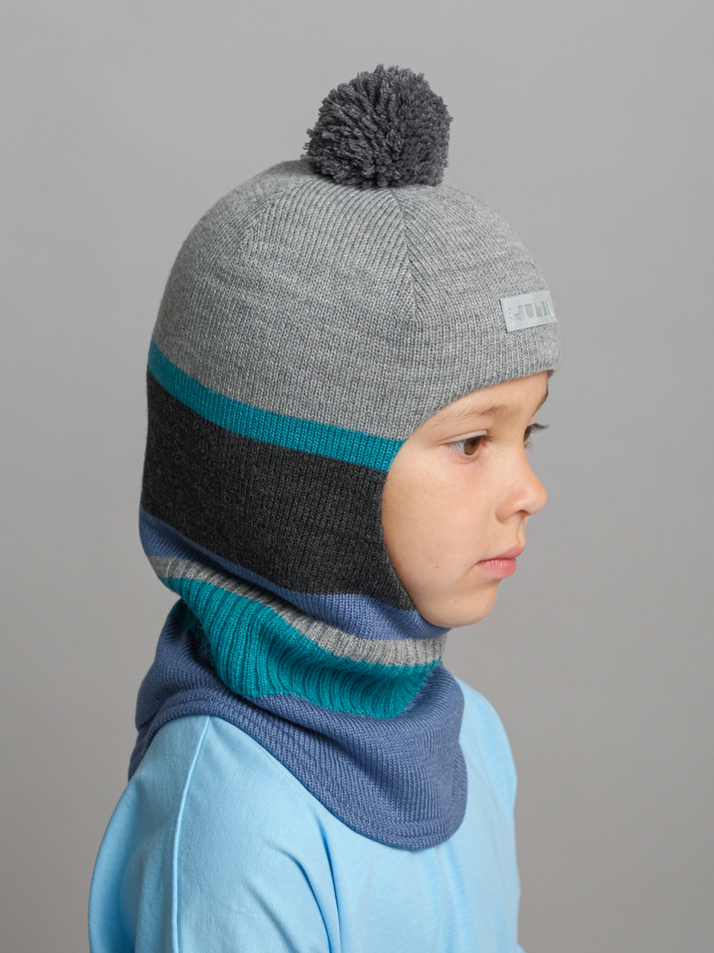 Шлем зимний вязаный (Море) ГУФ