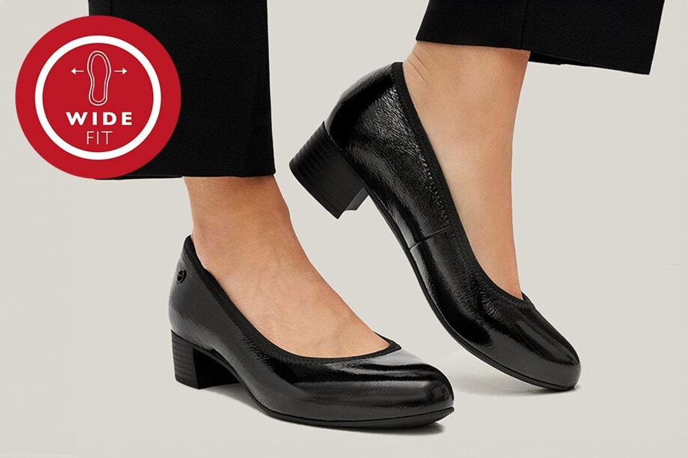 Туфли лодочки кожаные Tamaris Comfort