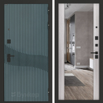 Входная дверь Бункер BN-13 - Зеркало максимум 
Сандал белый