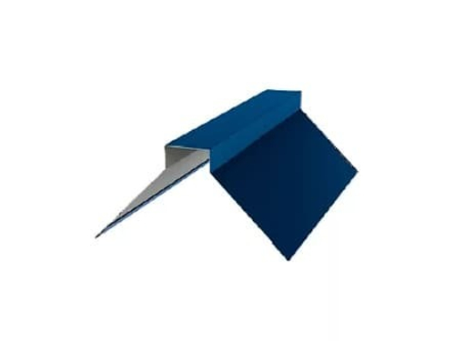 Конек кровельный фигурный 190х190 RAL5005 сигнальный синий