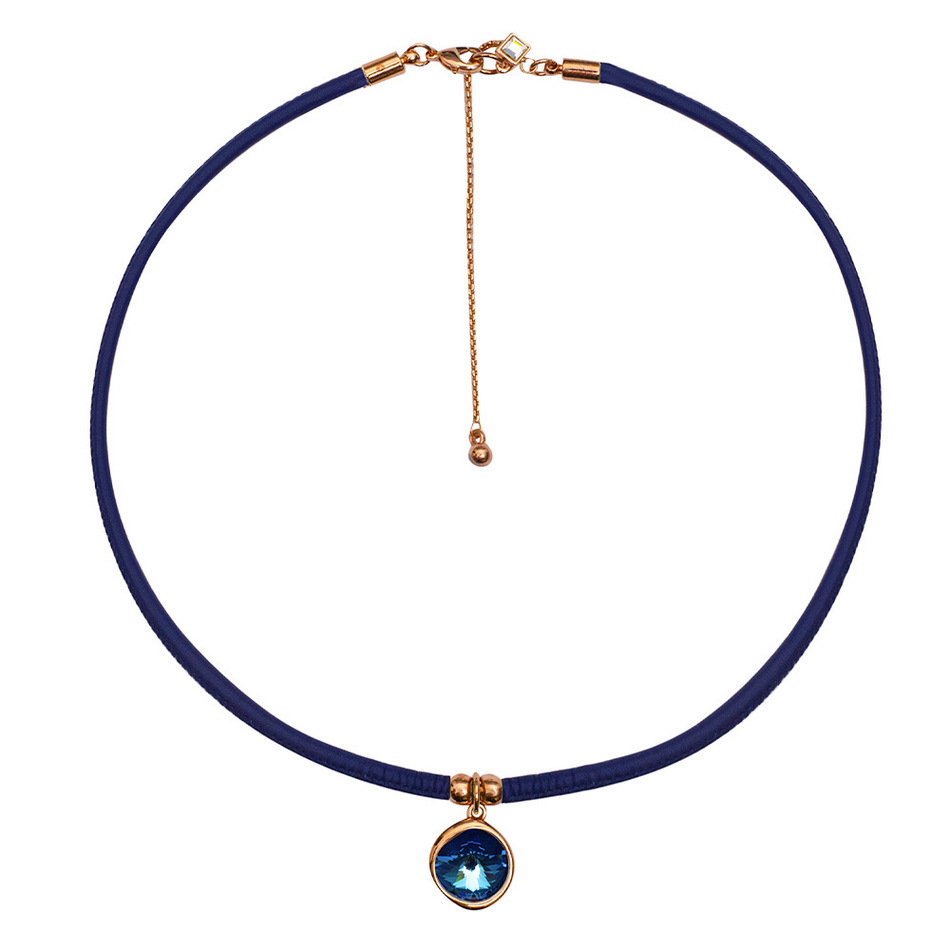 Колье Fiore Luna Royal Blue Delite B1902.23 BL/RG