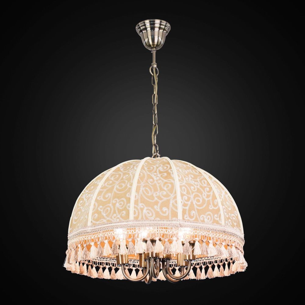 Citilux Базель CL407155 Люстра с абажуром Вышивка