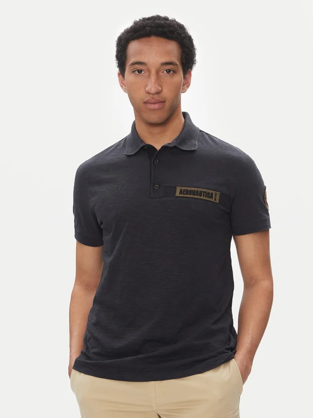 Поло муж. AERONAUTICA 1865 синий