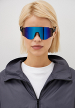 Спортивные очки с диоптриями HILX Savage (L) / Matt Black Grey / Blue Lens