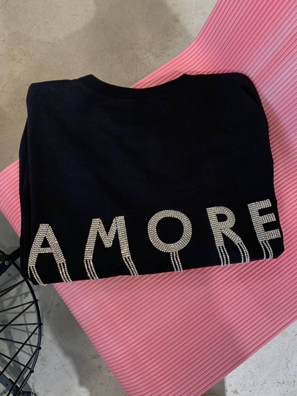 Футболка "AMORE" | Черная
