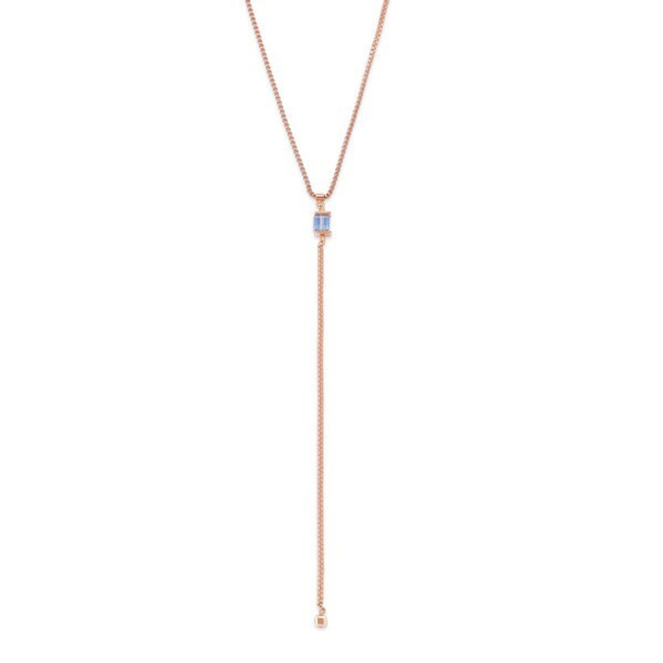 Колье Coeur de Lion Light Blue 5003/10-0720 цвет синий, золотой