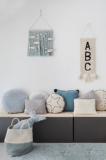 Корзина Lorena Canals Zoco Vintage Blue Natural (35 x Ø30 см)