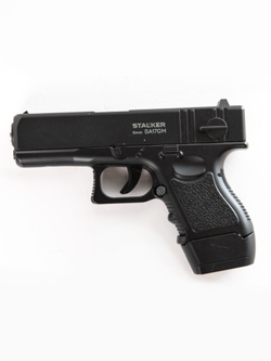 Пистолет пневм. Stalker SA17GM Spring (аналог Glock 17), к.6мм,мет.корпус, маг.6шар