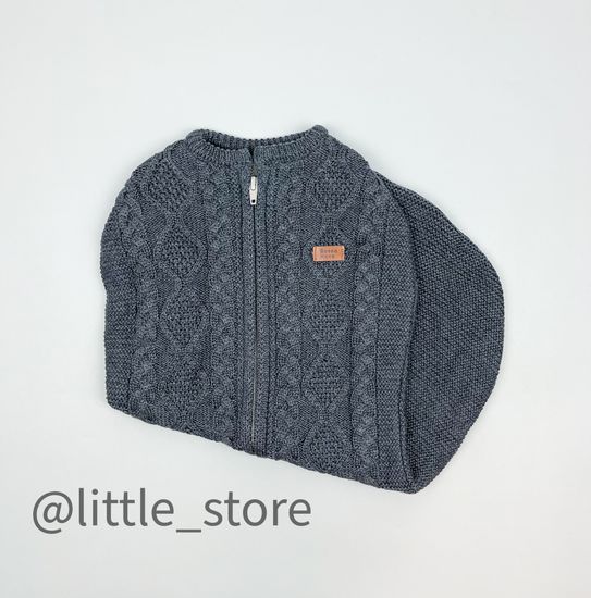 Кокон вязаный "Basic" Графит