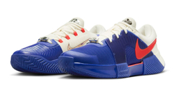 Мужские кроссовки теннисные Nike Zoom GP Challenge 1 Premium - глубокая ночь/светлый малиновый/бледная слоновая кость