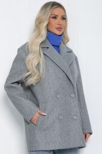 Пальто Я в теме (серое) Б12484-7 LT Collection