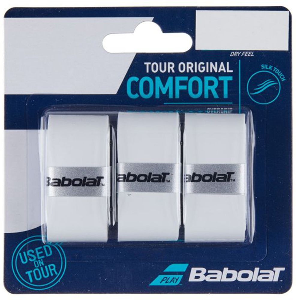 Теннисные намотки Babolat Tour Original white 3P