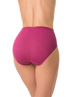 Высокие трусики с кружевной вставкой (Размер: XL) (Цвет: белый)