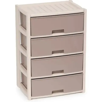 Комод "Колорит" 4-х секцион. широкий (бежевый)