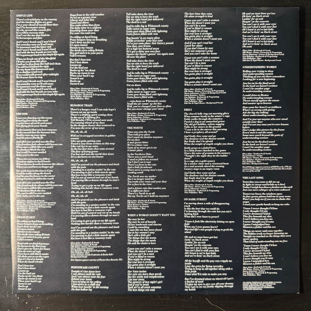 Elton John ‎– The One (Голландия 1992г.)