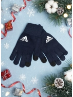 Перчатки зимние трикотажные тёплые сенсорные универсальные