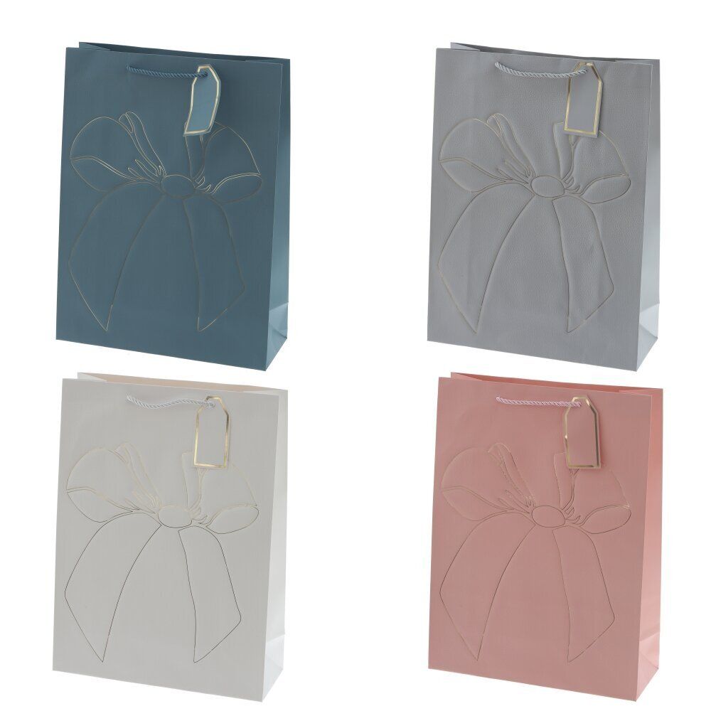 GAEM Пакет подарочный L (бумага 210г/м2, блок 12шт), L31 W12 H42 см, 4в.