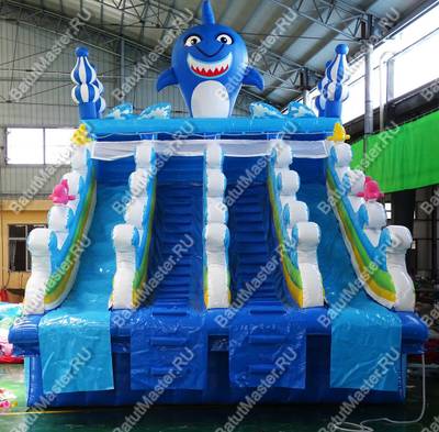 Водная горка для бассейна «Акулёнок», 8*6*8 м