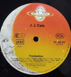 Винтажная виниловая пластинка LP J.J. Cale Troubadour (Germany 1977)