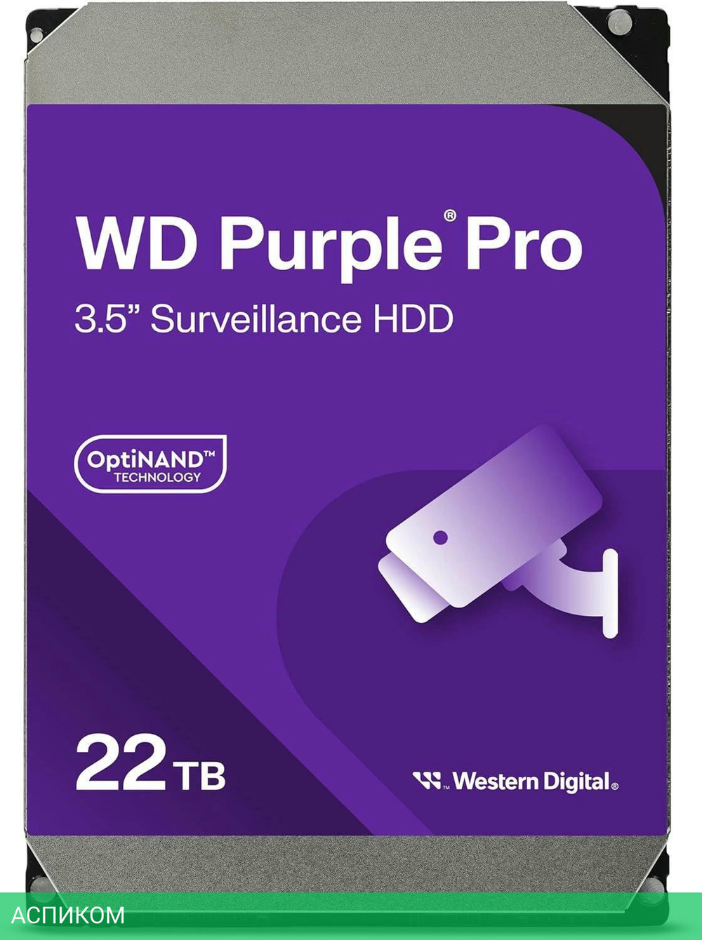 Жесткий диск WD Surveillance Purple Pro 22TB (WD221PURP)