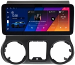 Магнитола для Jeep Wrangler 2014-2018 - Canbox H-Line 1295 монитор 12.3" QLED в стиле MERCEDES на Android 10, ТОП-процессор, CarPlay, 4G SIM-слот