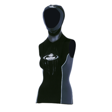 Гидрокостюм женский укороченный с шлемом Beuchat Vest Focea Comfort Titanium 2,5 мм