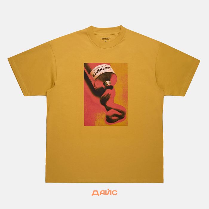 Футболка мужская Carhartt WIP Tube артикул:I033173_sunray - купить в магазине Дайс