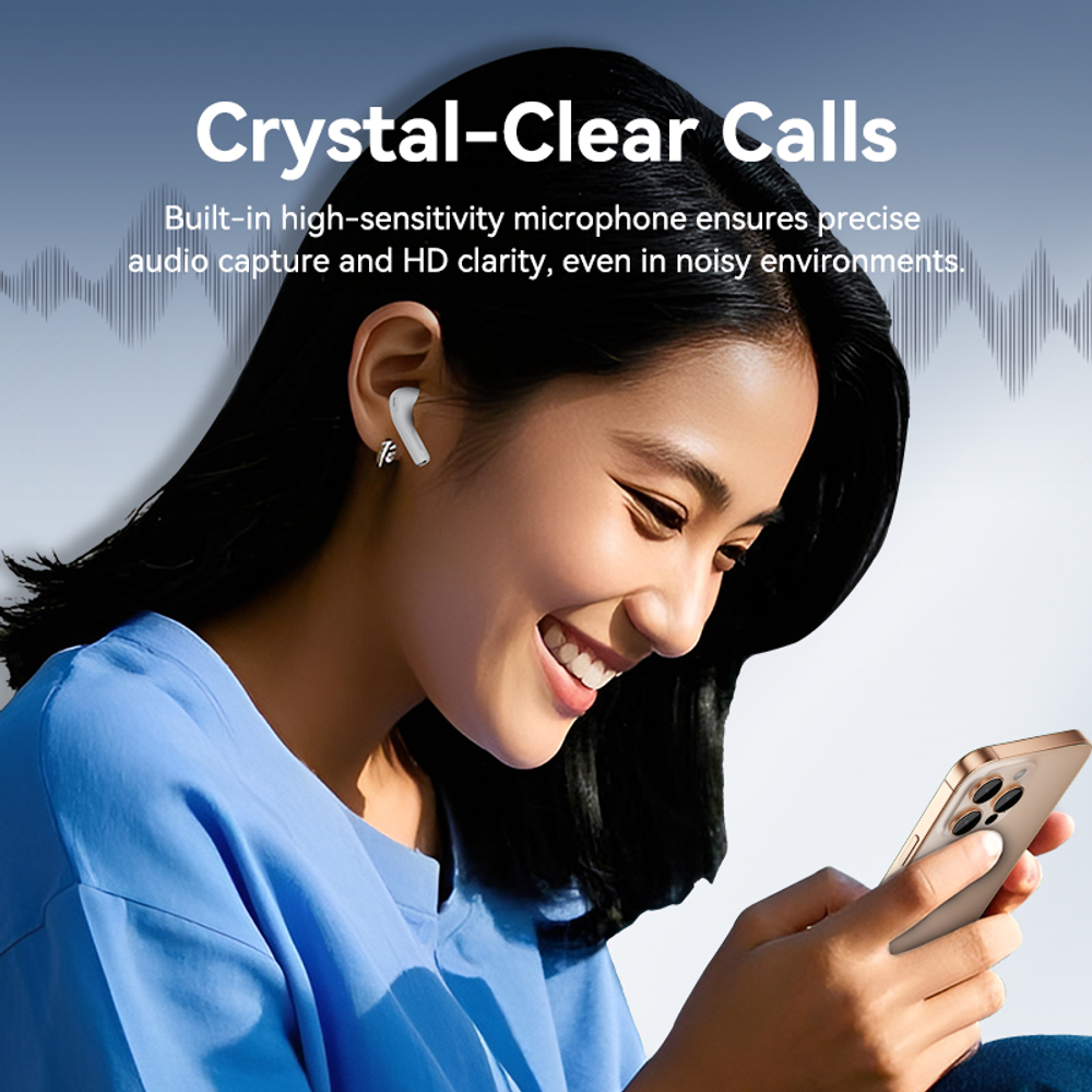 True Wireless Bluetooth Earbuds ECHO LITE E11 White