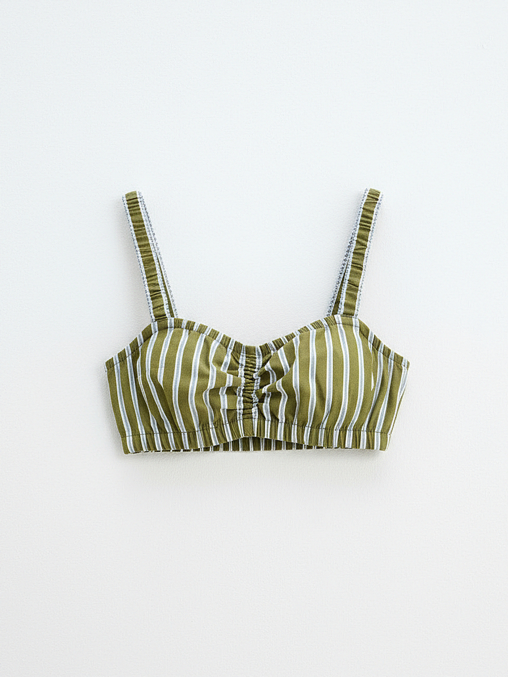 Кроп-топ из хлопка-поплина