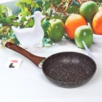 Сковорода «BAROLY» GRAY 18см индукционная с антипригарным покрытием, бакелитовая ручка