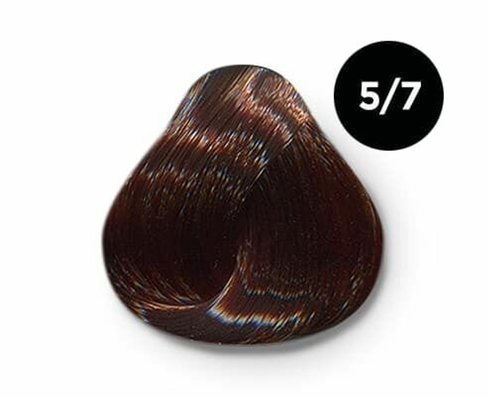 OLLIN SILK TOUCH 5/7 светлый шатен коричневый 60мл Безаммиачный стойкий краситель для волос