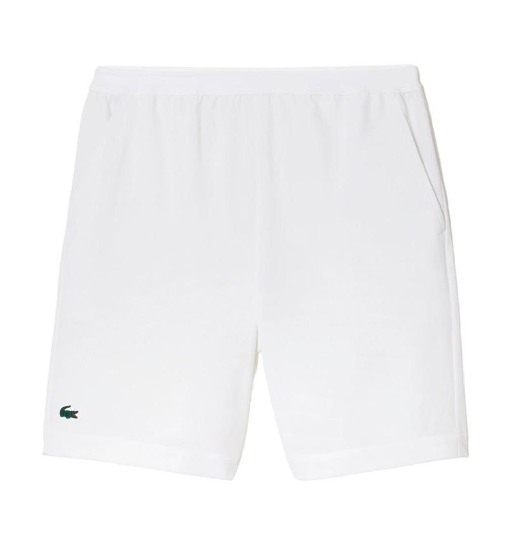 Мужские теннисные шорты Lacoste Sweatsuit Ultra-Dry Regular Fit Tennis Shorts - белый
