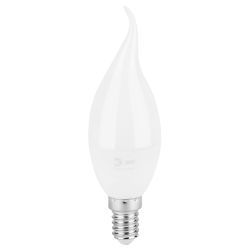 Лампа светодиодная ЭРА GREEN LINE LED BXS-10W-830-E14 GL 10Вт свеча на ветру теплый свет E14 | Лампы cветодиодные Свеча (B/C)