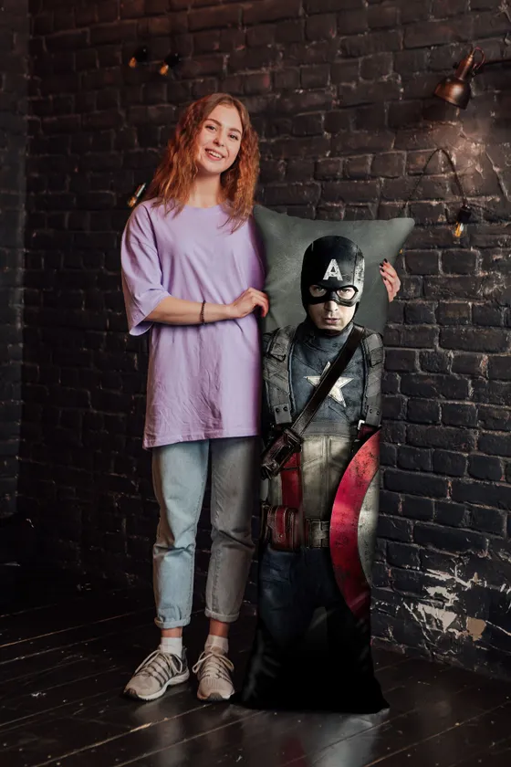 Дакимакура Капитан Америка №2