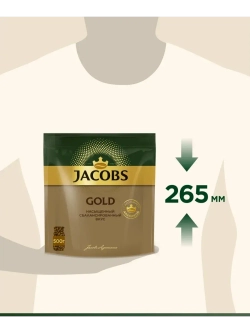 Кофе растворимый Jacobs Gold 500 г