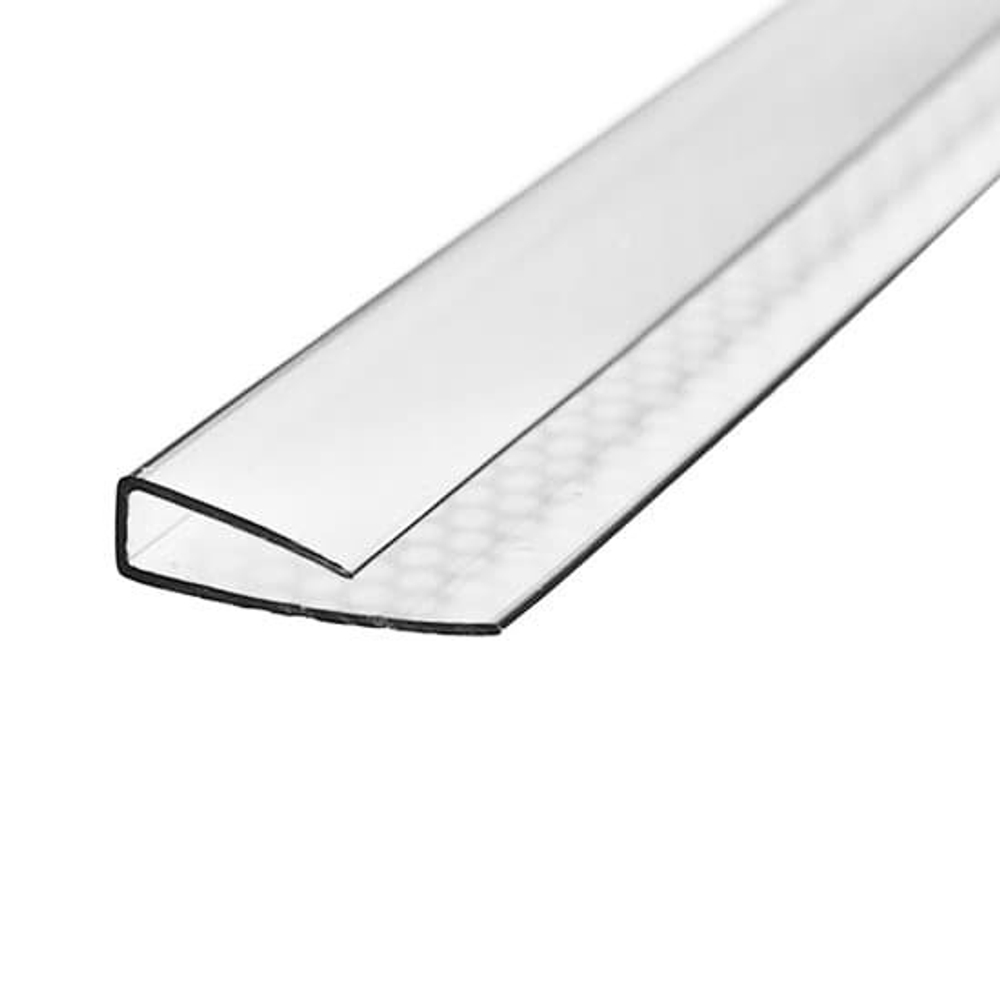 Профиль торцевой прозрачный 25мм