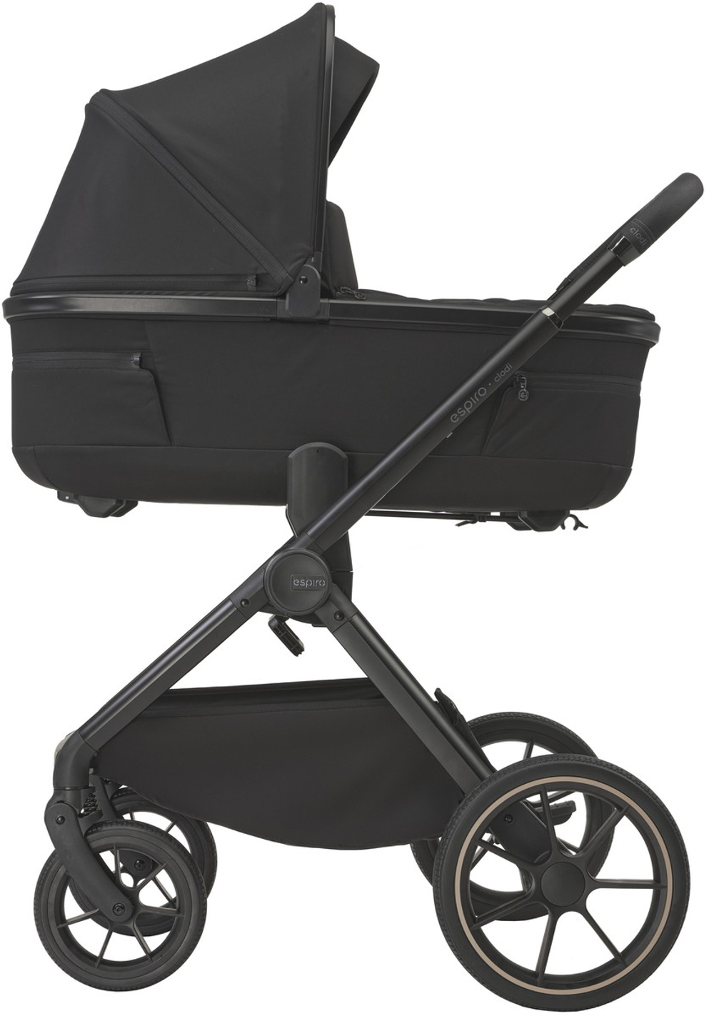 Детская коляска 3 в 1 Espiro Clodi и автокресло Pi Black 10 trendy black