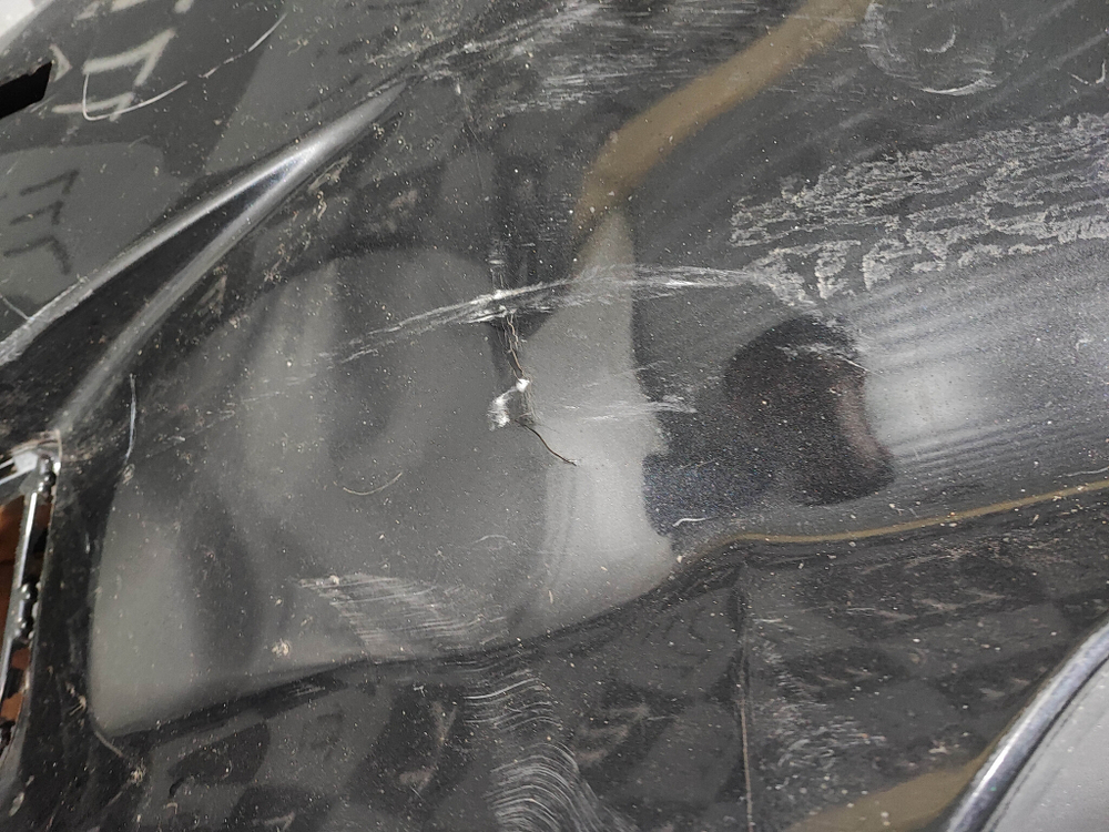 Бампер передний Mazda CX-9 2 (TC) 16-21 Б/У Оригинал TK9550031KBB