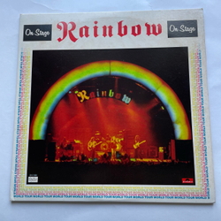 Винтажная виниловая пластинка LP Rainbow On Stage (США 1977)