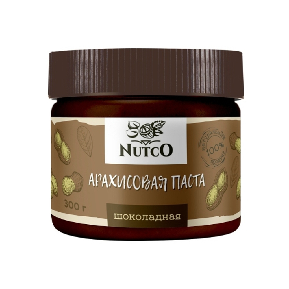 Nutco Арахисовая паста Шоколадная (300 гр.)