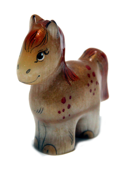 Фигурка из селенита " Лошадка" 8-8.5-2.5см