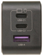 Зарядное устройство Ugreen CD244 USB Type-C, USB серый