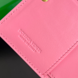 Bottega Veneta Small Intrecciato Bi-Fold Zip Wallet