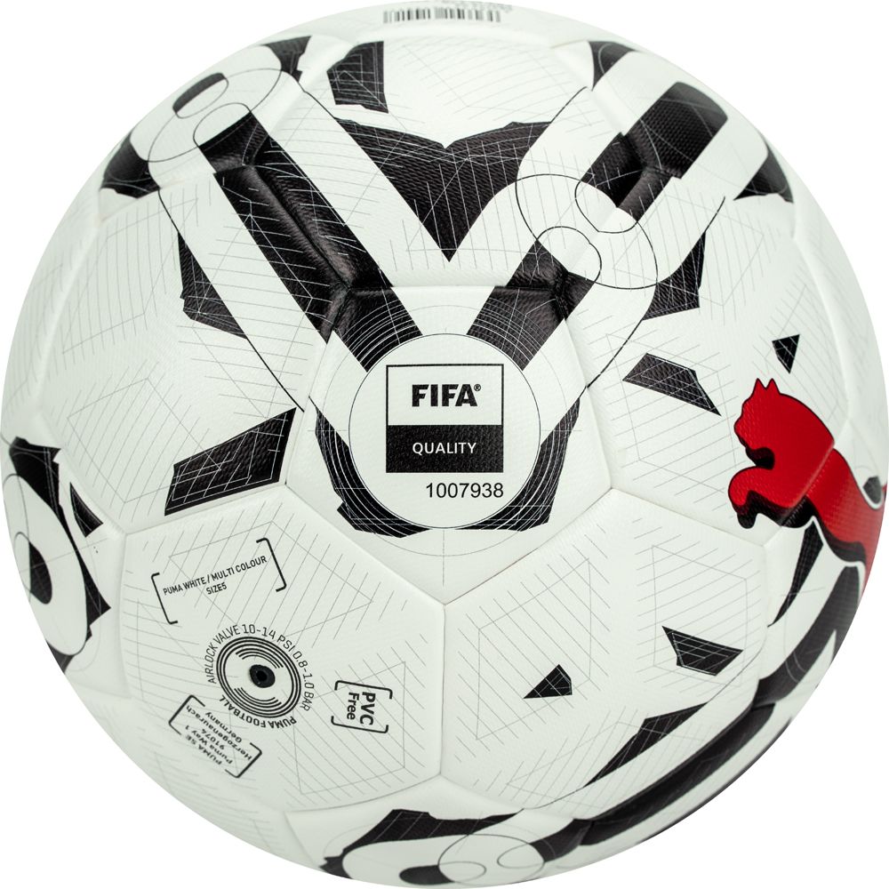 Мяч футб. PUMA Orbita 3 TB, 08377703, р.4, FIFA Quality, 32 пан, ТПУ, термосшивка, бело-черный