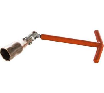 Ключ SPARTA свечной,21 мм, с шарниром 138405