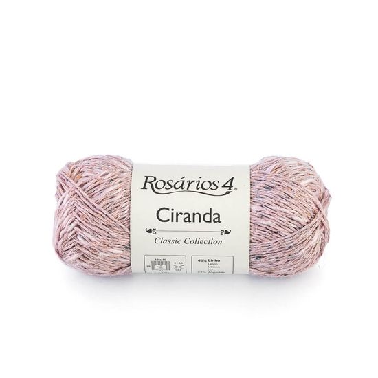 Пряжа ROSARIOS 4 Ciranda (48% лён, 24% хлопок, 24% вискоза, 4% полиэстер)