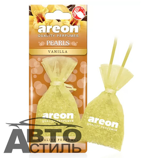 Ароматизатор мешочек  AREON pearls   Vanilla/Ваниль 704-ABP-02-ЧЗБ