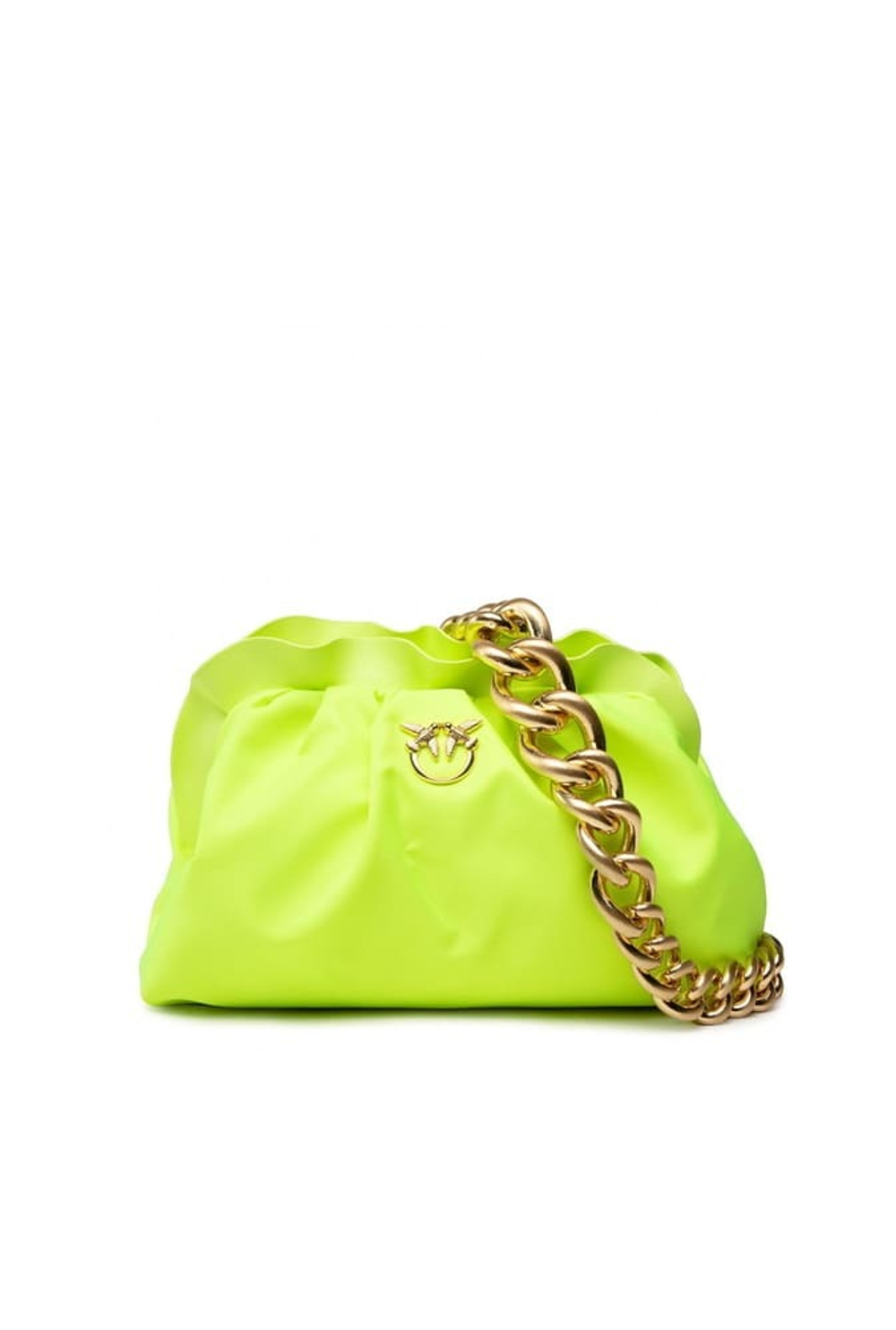 MINI CHAIN CLUTCH BAG FRAIMED – giallo